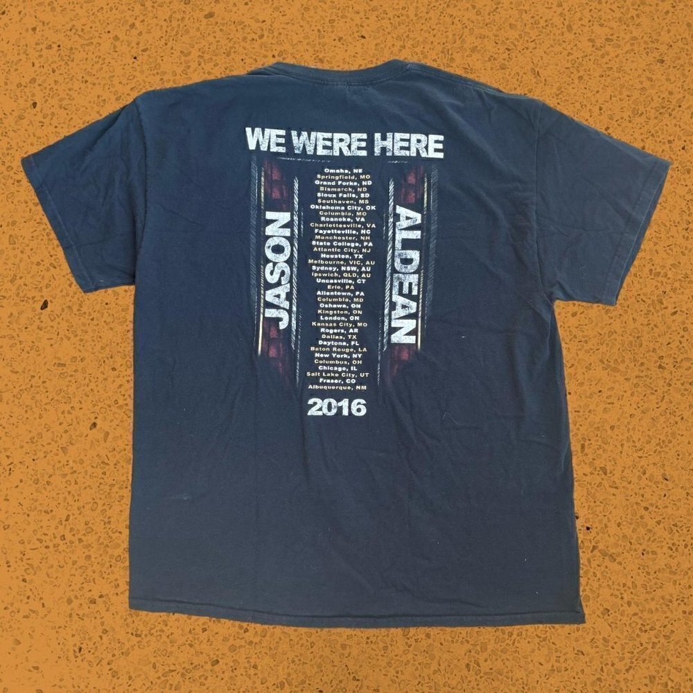 Jason Aldean Shirt country western band t - Picture 3 of 7